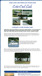 Mobile Screenshot of cedar-creek-lake.com